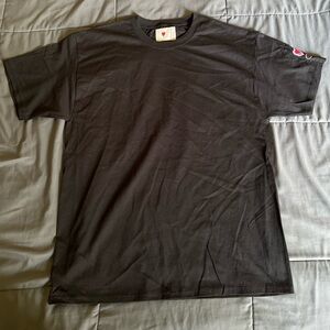 Emotionally Unavailable x Champion Black T Shirt